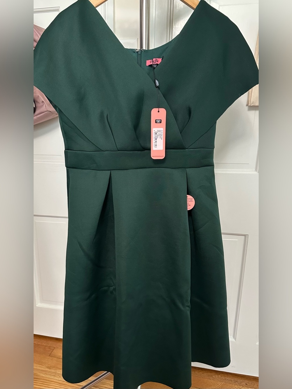 Chi Chi London Forest Green Midi Dress